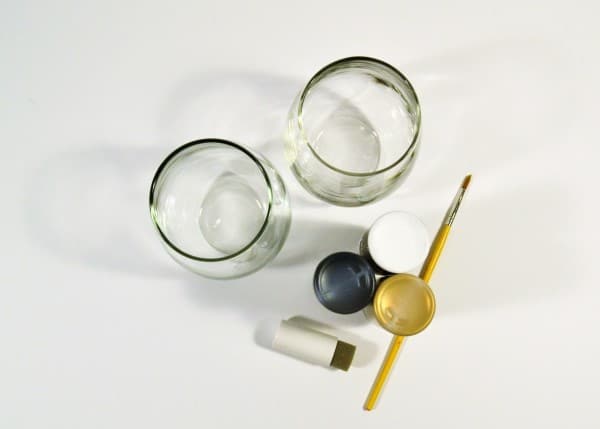 painting wine glasses