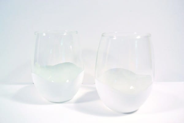 painting wine glasses