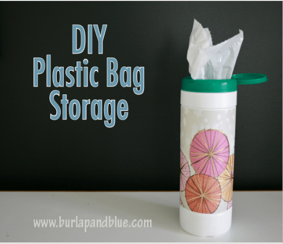 DIY Plastic Bag Holder - How to Store Plastic Bags