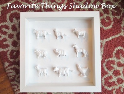 favorite things shadowbox