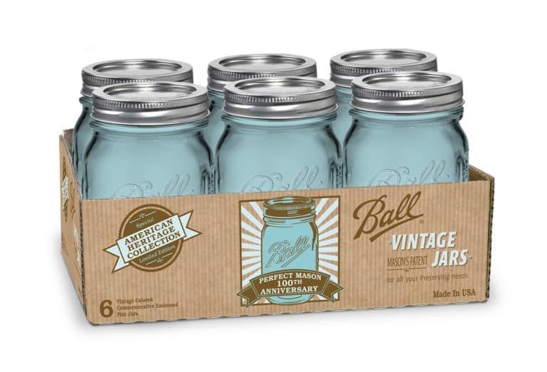 turquoise mason jars on amazon