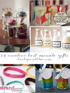 Last Minute Holiday Gifts to Make