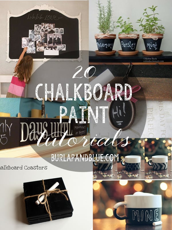 chalkboard paint crafts