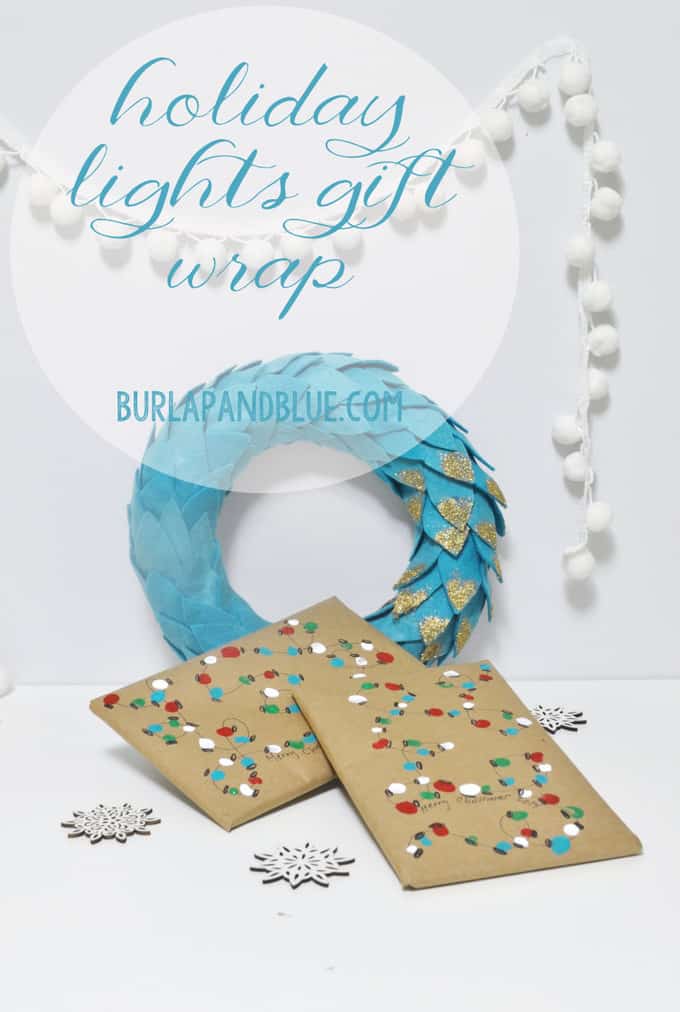 Holiday Lights Kids' Gift Wrap