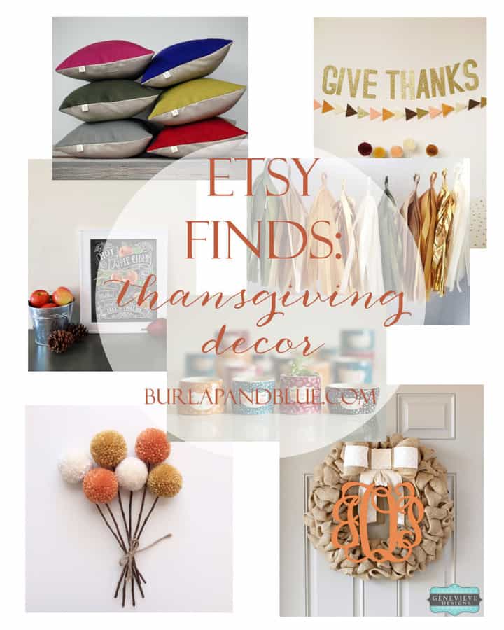etsy finds {thanksgiving decor}