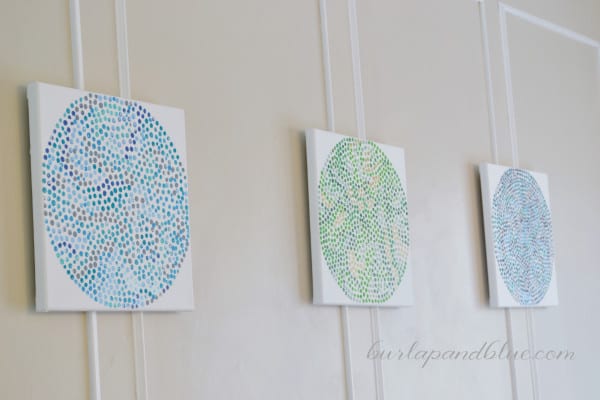 Make Polka Dot Canvases