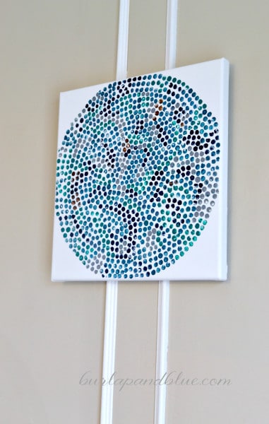 Make Polka Dot Canvases