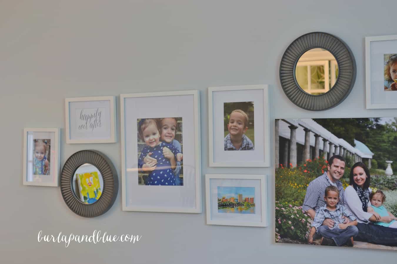create a gallery wall