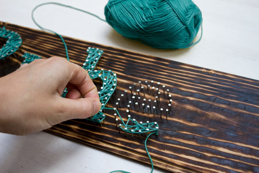 making string nail art