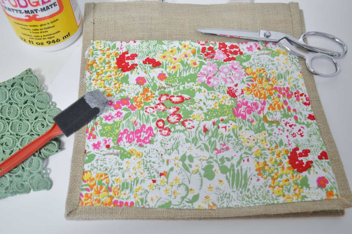 How to Mod Podge a Tote Bag