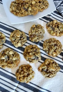 oatmeal white chocolate cookies