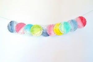 watercolor garland