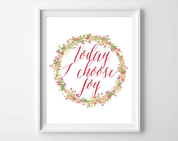 Choose Joy Printable