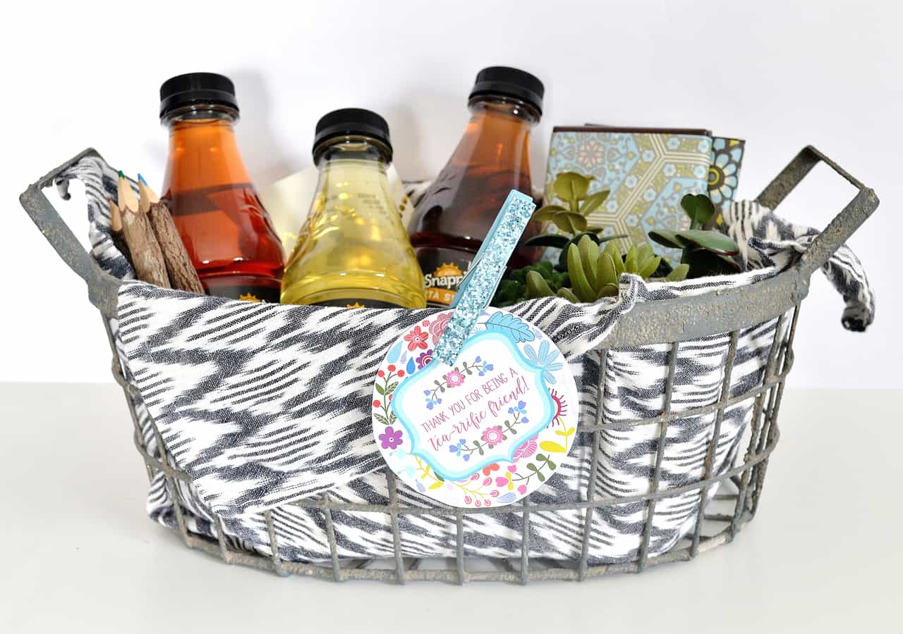 tea gift basket idea