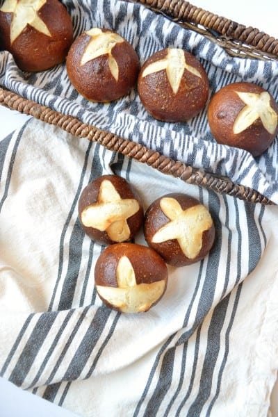 pretzel roll recipe