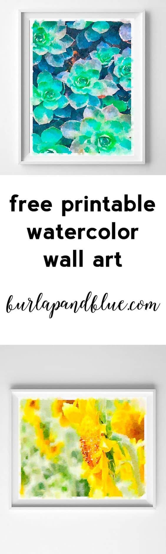 watercolor printable art