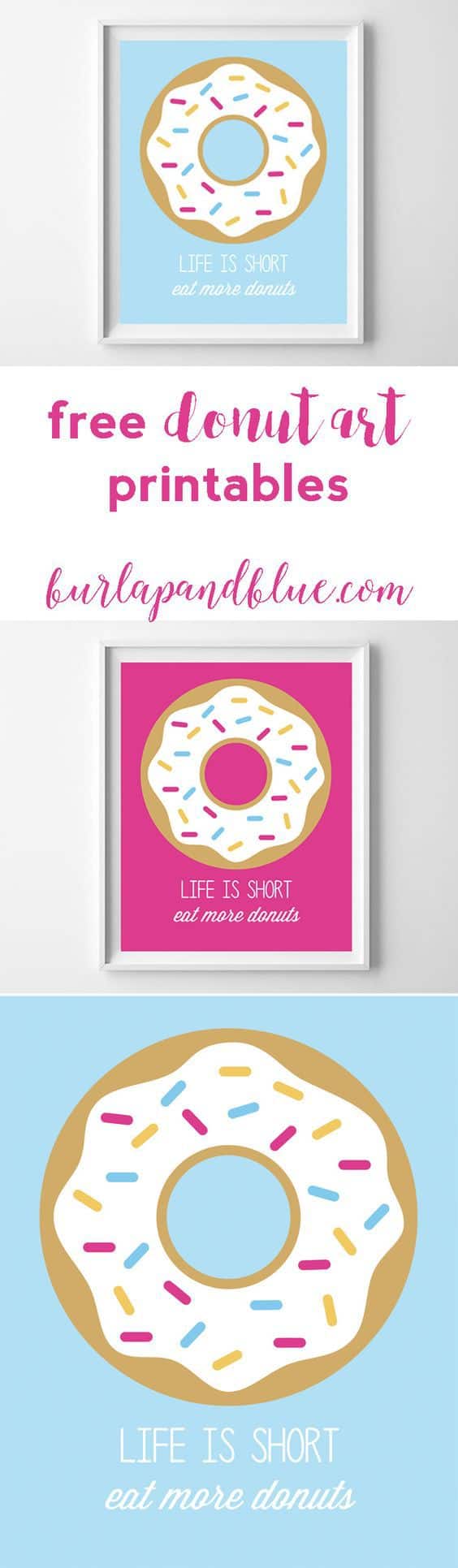 donut printable art