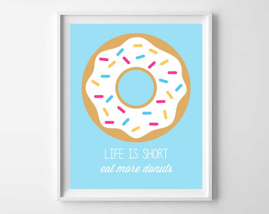 donut printable