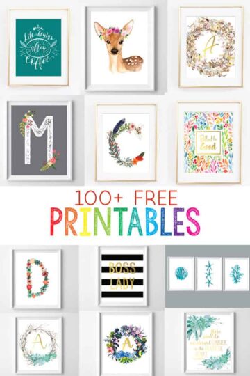 free printables for the home | nursery printables | home decor | wall art | inexpensive art