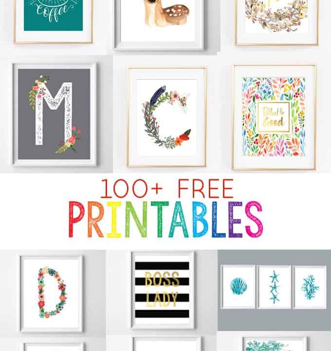free printables for the home | nursery printables | home decor | wall art | inexpensive art