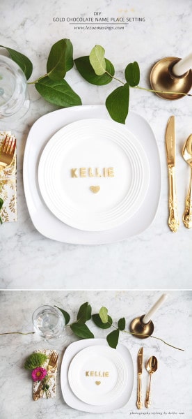 gold-chocolate-name-place-setting_le-zoe-musings-2