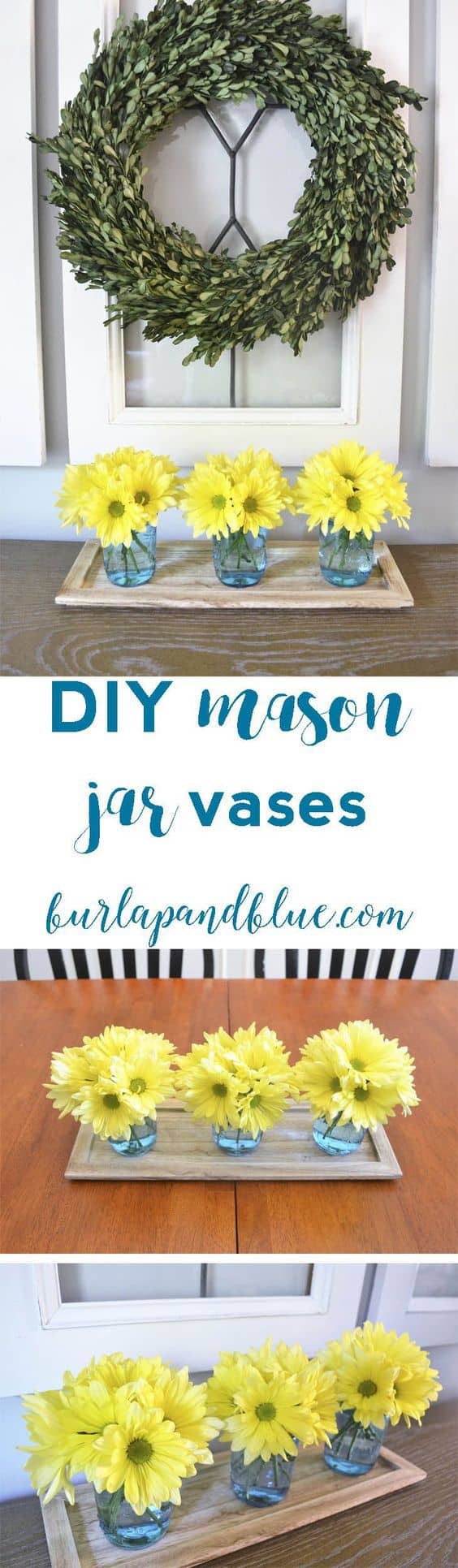DIY Mason Jar Centerpieces