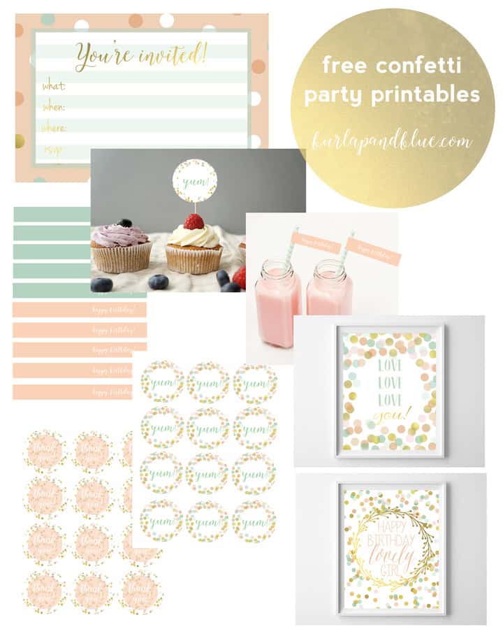 Freebie  Printable Confetti Paper – Scrap Booking