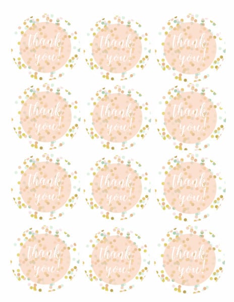 confetti party printables