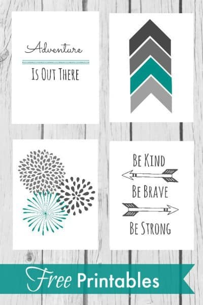 Free Nursery Printables and Wall Art {For Boys}