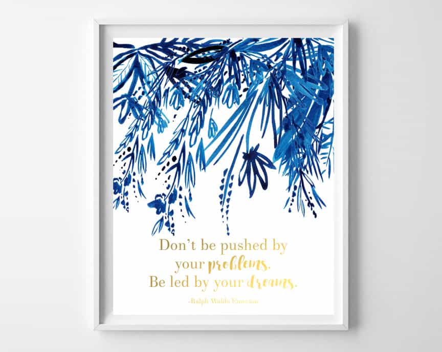 indigo gold printable