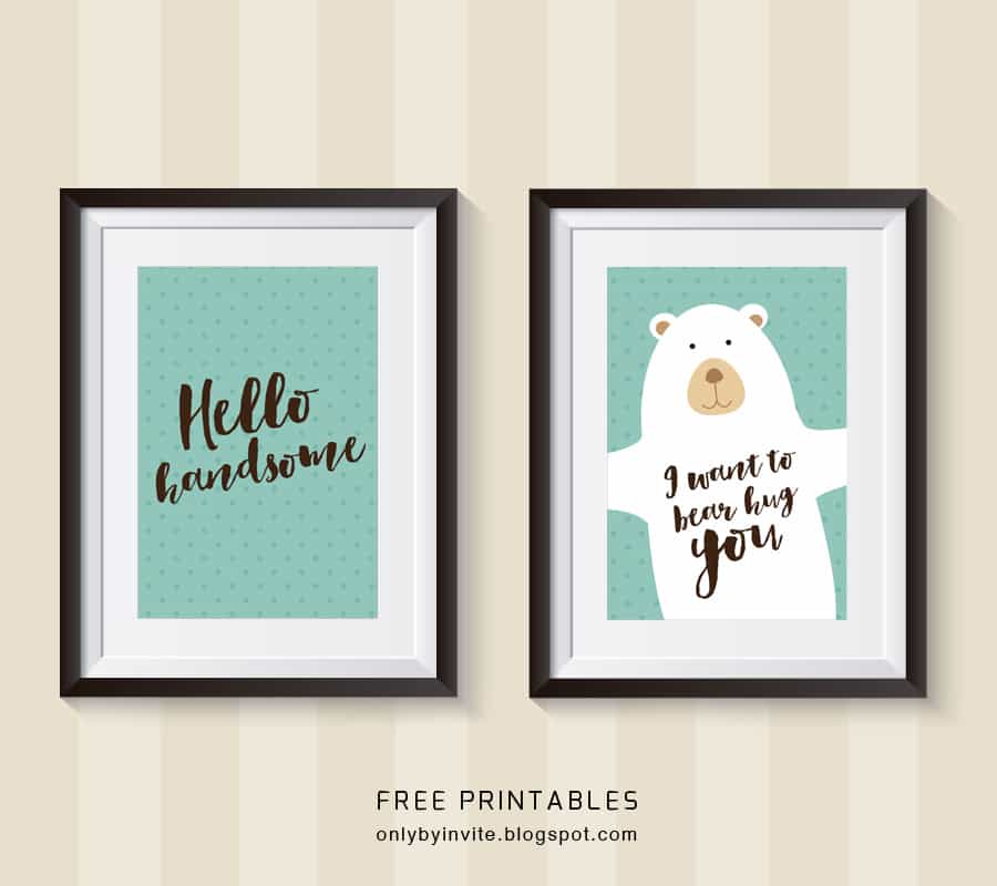 Free Nursery Printables 2