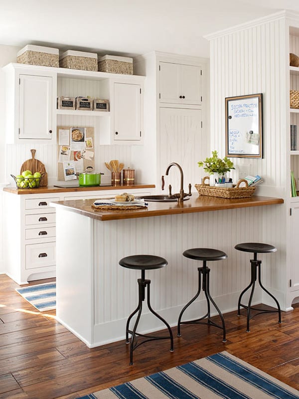 decorating above cabinets