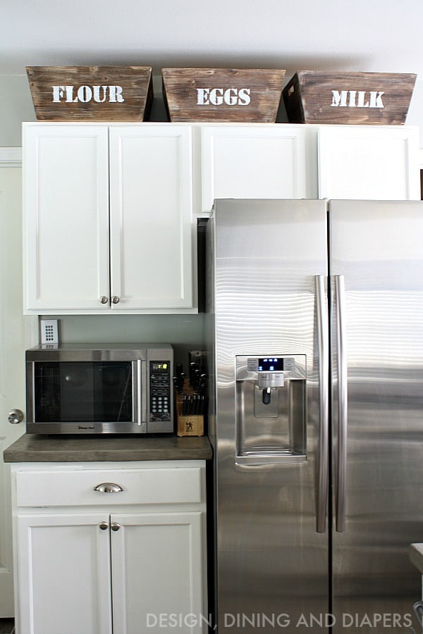 Decorating Above Kitchen Cabinets