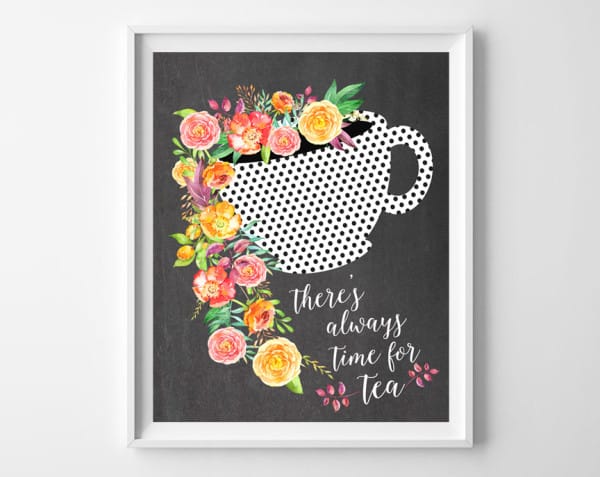 time for tea print