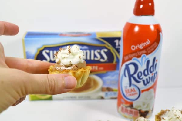 hot chocolate cheesecake dip