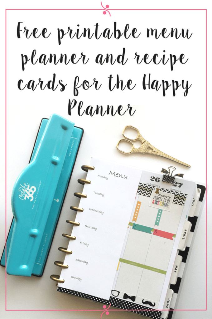 Weekly Planner Printables Free for Your Happy Planner