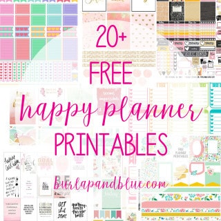 weekly planner printables free for your happy planner
