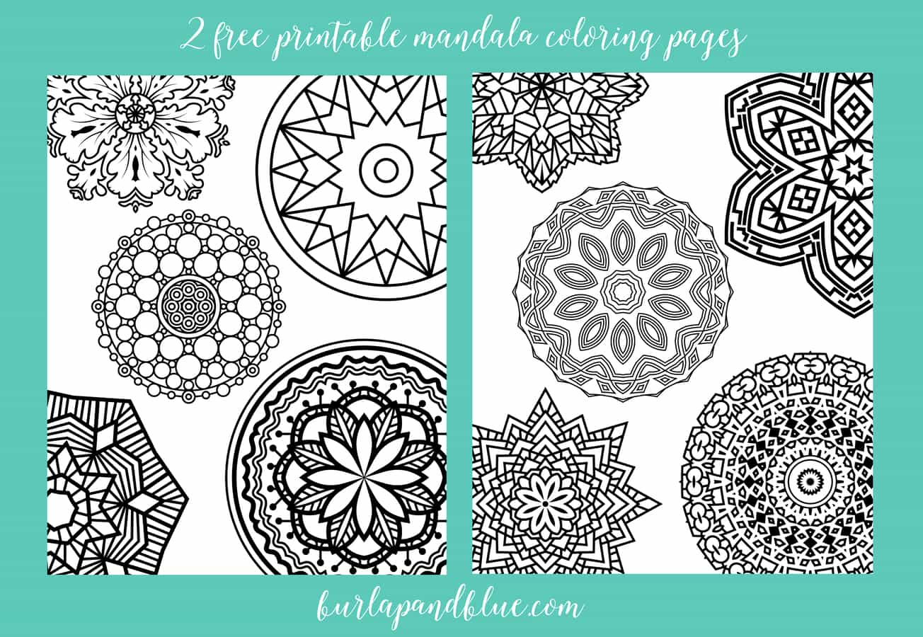 coloring mandalas