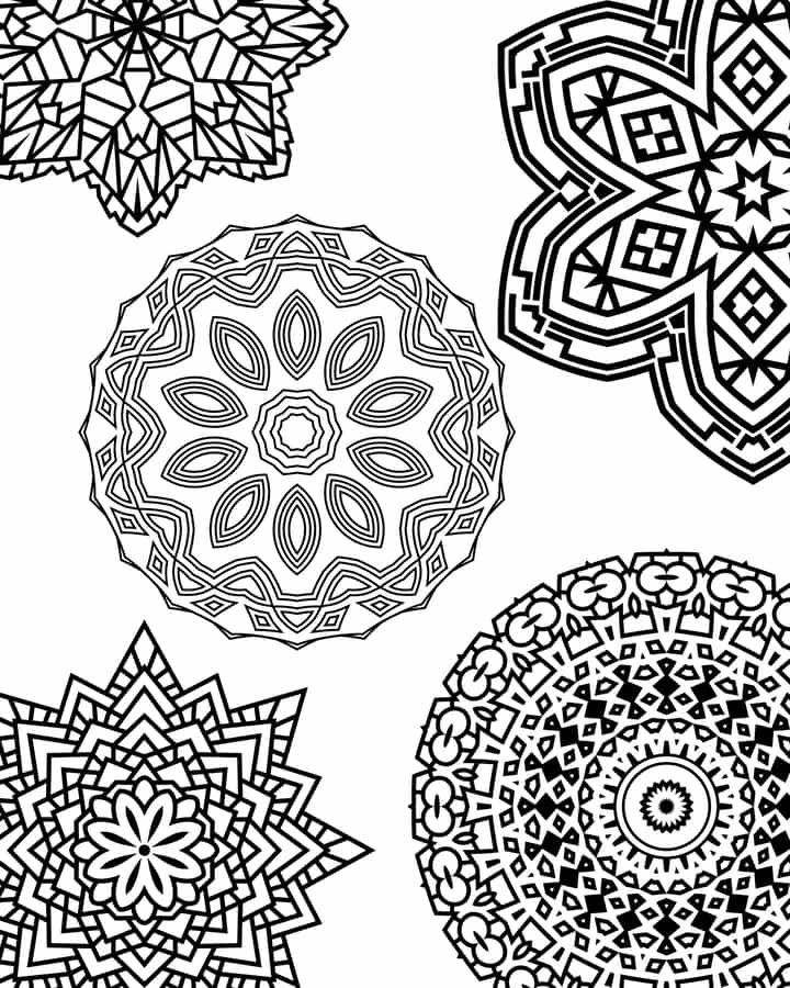 Mandala Coloring Pages 5