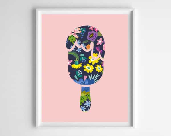 popsicle printable art