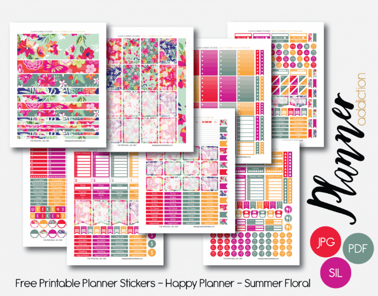 Weekly Planner Printables Cost-free for Your Delighted Planner photograph about Happy Planner Printable Calendar Pages called Weekly Planner Printables No cost for Your Content Planner