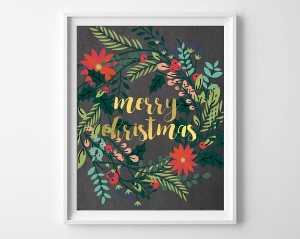 christmas printable art