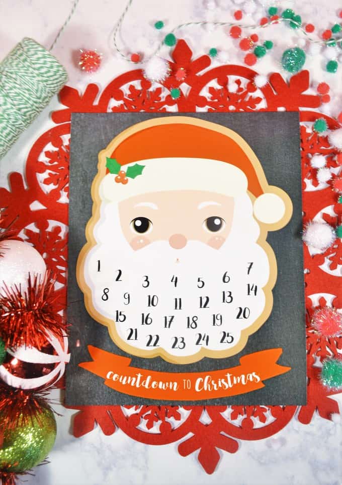 printable advent calendar