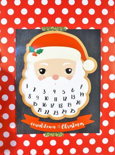 printable advent calendar