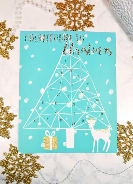 printable advent calendar