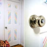 washi tape door