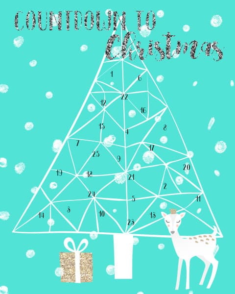 printable advent calendar