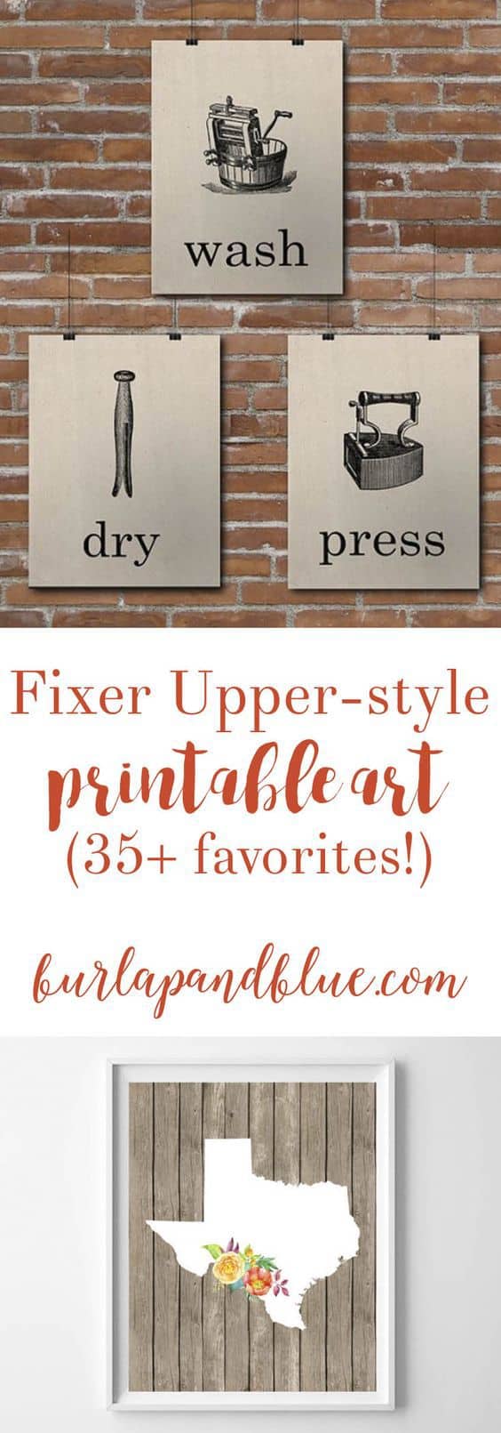 fixer upper printable art