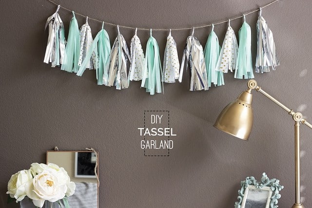 diy tassel garland