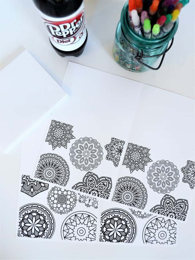 free printable notecards